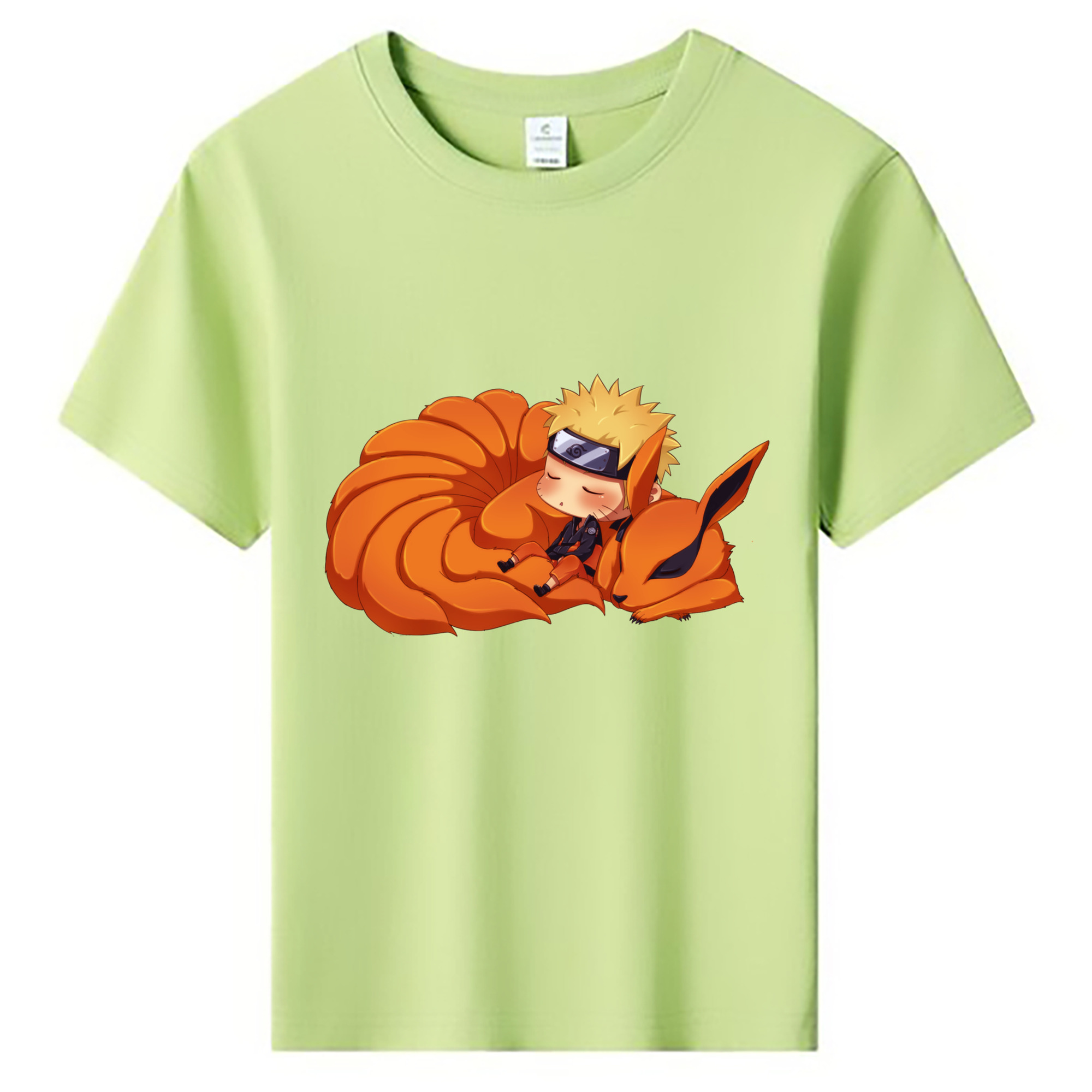 （画像用） NARUTO -ナルト- うずまき ナルト Uzumaki Naruto 綿100％キッズTシャツ（フロントプリント）